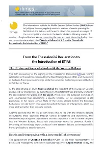 From the Thessaloniki Declaration to the introduction of ETIAS Cover Image