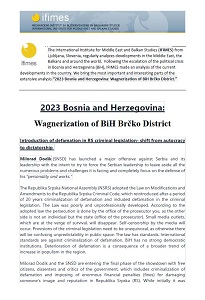 2023 Bosnia and Herzegovina: Wagnerization of BiH Brčko District Cover Image