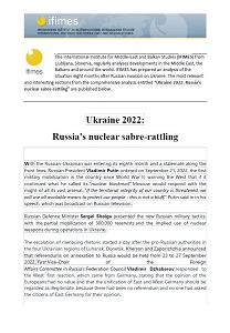Ukraine 2022: Russia's nuclear sabre-rattling Cover Image
