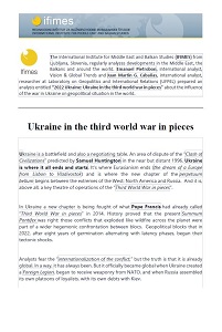 Ukraine in the third world war in pieces Cover Image