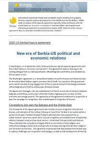 2020 US-Serbia-Kosovo agreement: New era of Serbia-US political and economic relations Cover Image