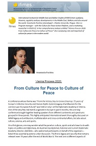 Vienna Process 2020: From Culture for Peace to Culture of Peace Cover Image