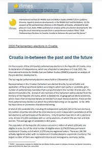 2020 Parliamentary elections in Croatia: Croatia in-between the past and the future