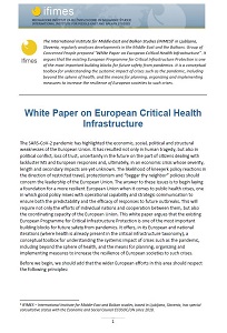 White Paper on European Critical Health Infrastructure Cover Image