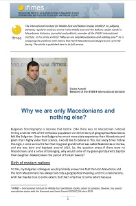 Why we are only Macedonians and nothing else? Cover Image