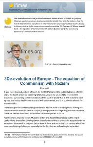 3De-evolution of Europe - The equation of Communism with Nazism Cover Image