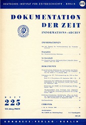 Dokumentation der Zeit 1960 / 225