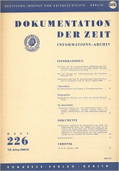 Documentation of Time 1960 / 226 Cover Image