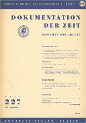 Documentation of Time 1960 / 227 Cover Image