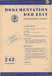 Documentation of Time 1961 / 242 Cover Image