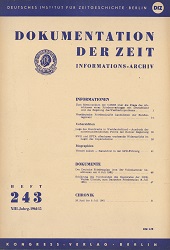Documentation of Time 1961 / 243 Cover Image