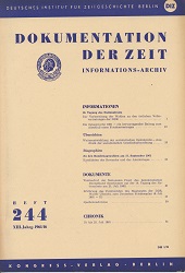 Documentation of Time 1961 / 244 Cover Image