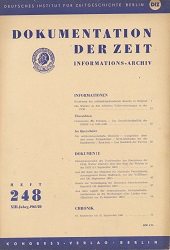 Documentation of Time 1961 / 248 Cover Image