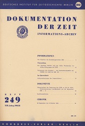 Documentation of Time 1961 / 249 Cover Image