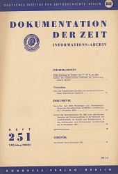 Documentation of Time 1961 / 251 Cover Image