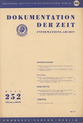 Dokumentation der Zeit 1961 / 252