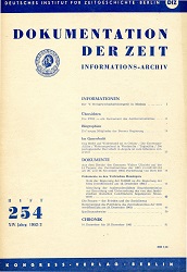 Documentation of Time 1962 / 254 Cover Image