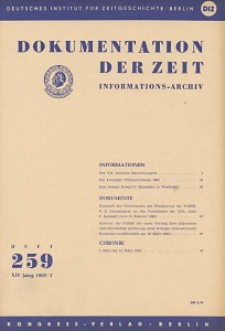 Documentation of Time 1962 / 259