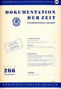 Dokumentation der Zeit 1962 / 266