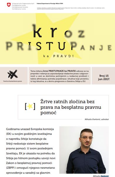 Bilten - Kroz pristupanje ka pravdi 15