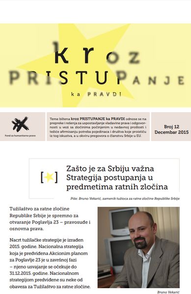 Bilten - Kroz pristupanje ka pravdi 12