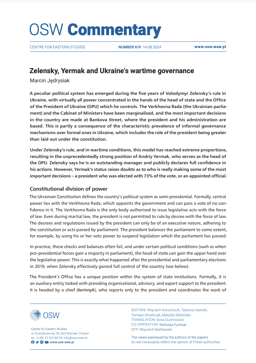 Zelensky, Yermak and Ukraine’s wartime governance