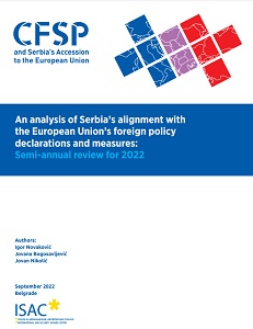 An analysis of Serbia’s alignment with the European Union’s foreign policy declarations and measures: Semi-annual review for 2022