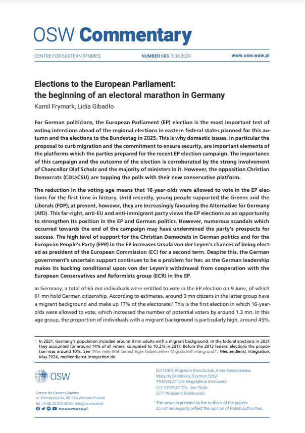 Elections to the European Parliament: the beginning of an electoral marathon in Germany