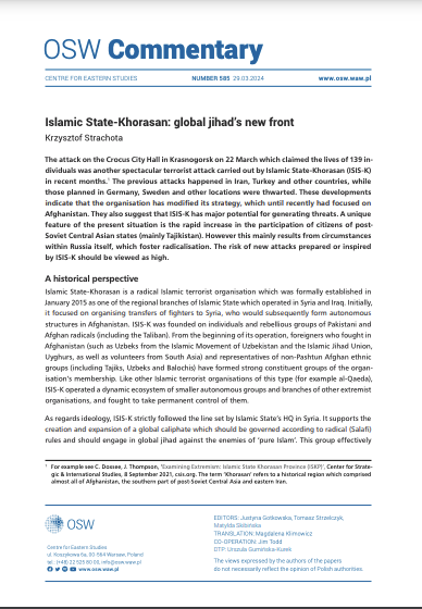 Islamic State-Khorasan: global jihad’s new front