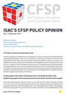 ISAC’S CFSP POLICY OPINION: No 1 / September 2015