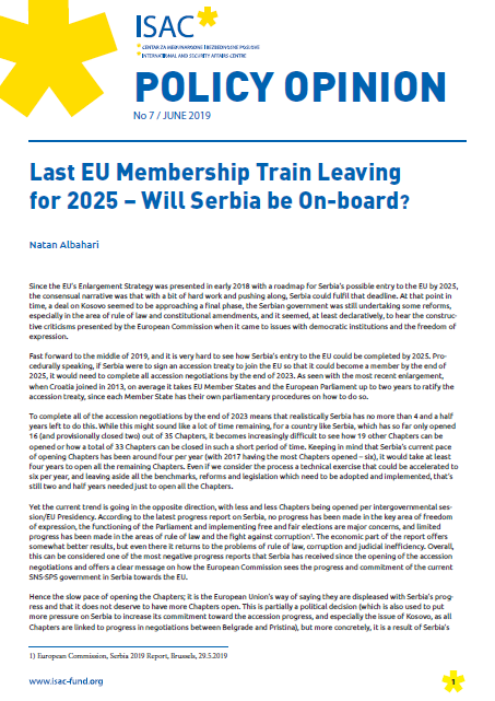 Last EU Membership Train Leaving for 2025 – Will Serbia be On-board?