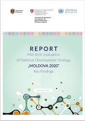 REPORT. Mid-term Evaluation of Natioanl Development Strategy »MOLDOWA 2020«. Key Findings