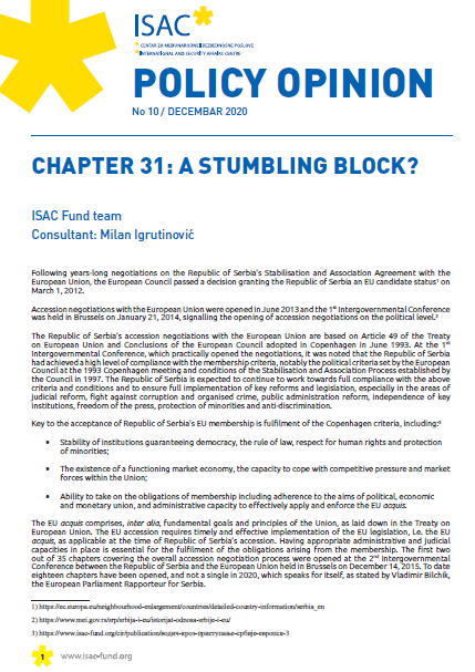 CHAPTER 31: A STUMBLING BLOCK?