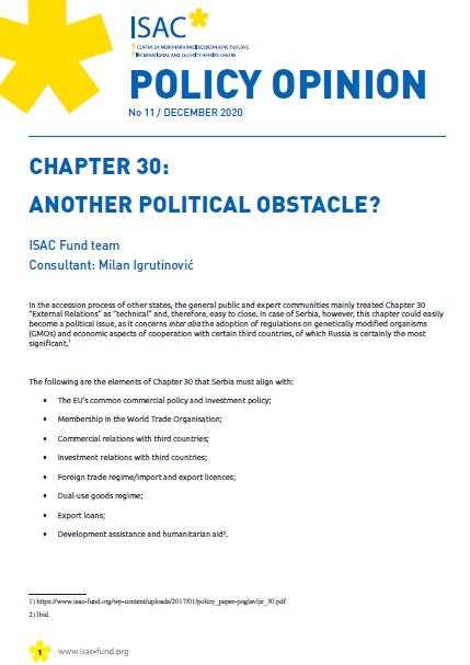 CHAPTER 30: ANOTHER POLITICAL OBSTACLE?