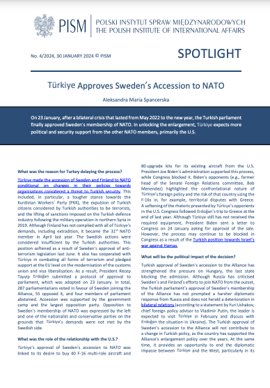 Türkiye Approves Sweden's Accession to NATO