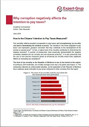 Why corruption negatively affects the intention to pay taxes?