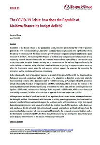 The COVID-19 Crisis: how does the Republic of Moldova finance its budget deficit?