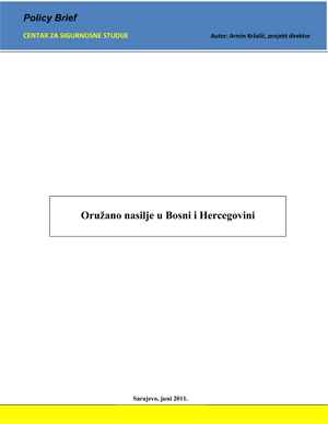 Armed Violence in Bosnia and Herzegovina