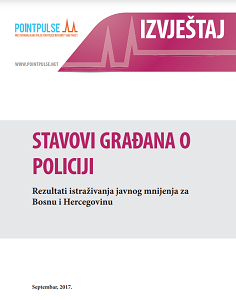 Stavovi građana o policiji - Rezultati istraživanja javnog mnijenja za Bosnu i Hercegovinu