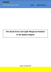 The Small Arms and Light Weapons Problem in the Balkan Region