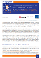 Accessibility and Equal Opportunities in State Administrations in the Western Balkans: What Civil Servants and Civil Society Actors Have to Say?