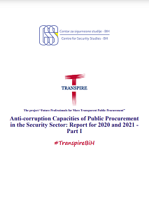 Anti-corruption Capacities of Public Procurement in the Security Sector: Report for 2020 and 2021 - Part I