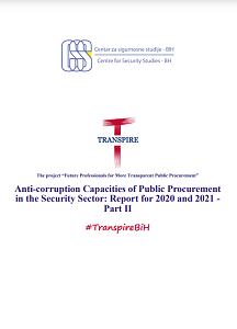 Anti-corruption Capacities of Public Procurement in the Security Sector: Report for 2020 and 2021 - Part II