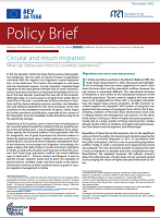 Circular and return migration: What can Serbia learn from EU countries’ experiences? Cover Image