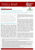 Financing of the Environmental Protection at the Local Level: Relationship between Revenues and Expenditures