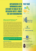 Implementation of the Environmental Impact Assessment in Serbia in the EU Integration Context: Current State and Recommendations