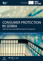 Consumer protection in Serbia: What are some possible directions for progress? A public policy discussion document with options for possible solutions Cover Image