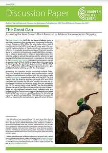 The Great Gap - Assessing the New Growth Plan’s Potential to Address Socioeconomic Disparity