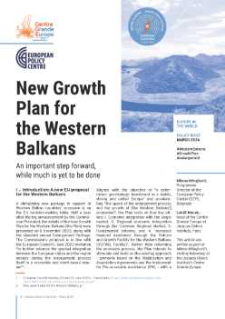 New Growth Plan for the Western Balkans - An Important Step Forward, While Much is Yet to be Done