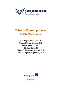 Tobacco Consumption in North Macedonia